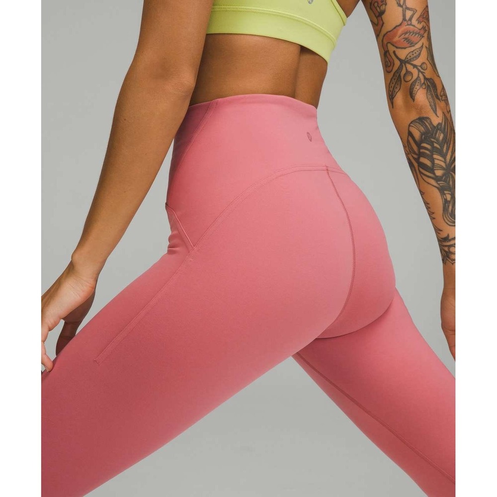 Lululemon InStill High-Rise Tight Brier Rose Pink‎ Yoga Leggings LW5DWPS Size 6
